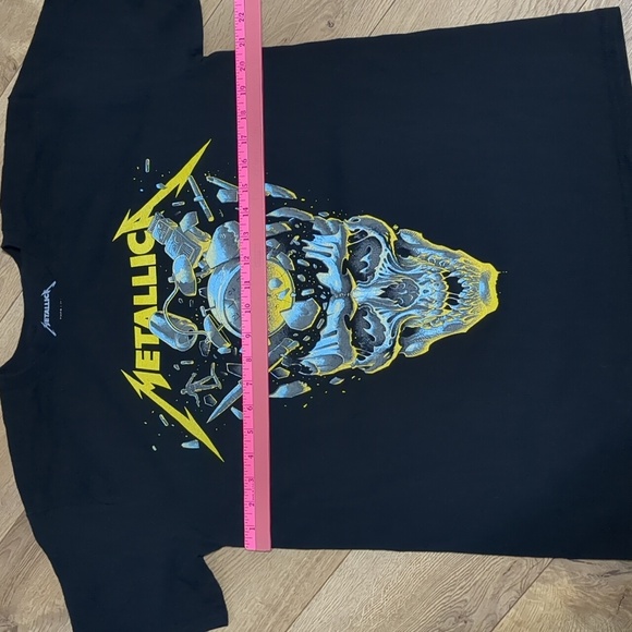 METALLICA M72 World Tour Broken Clock & Skull Concert Tour Dates T-Shirt Size L - Picture 5 of 7
